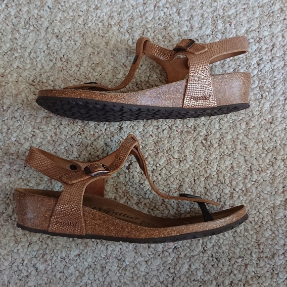 Papillio by Birkenstock Ashley Metallic Wedge Sandal size 39.5 - Picture 3 of 14